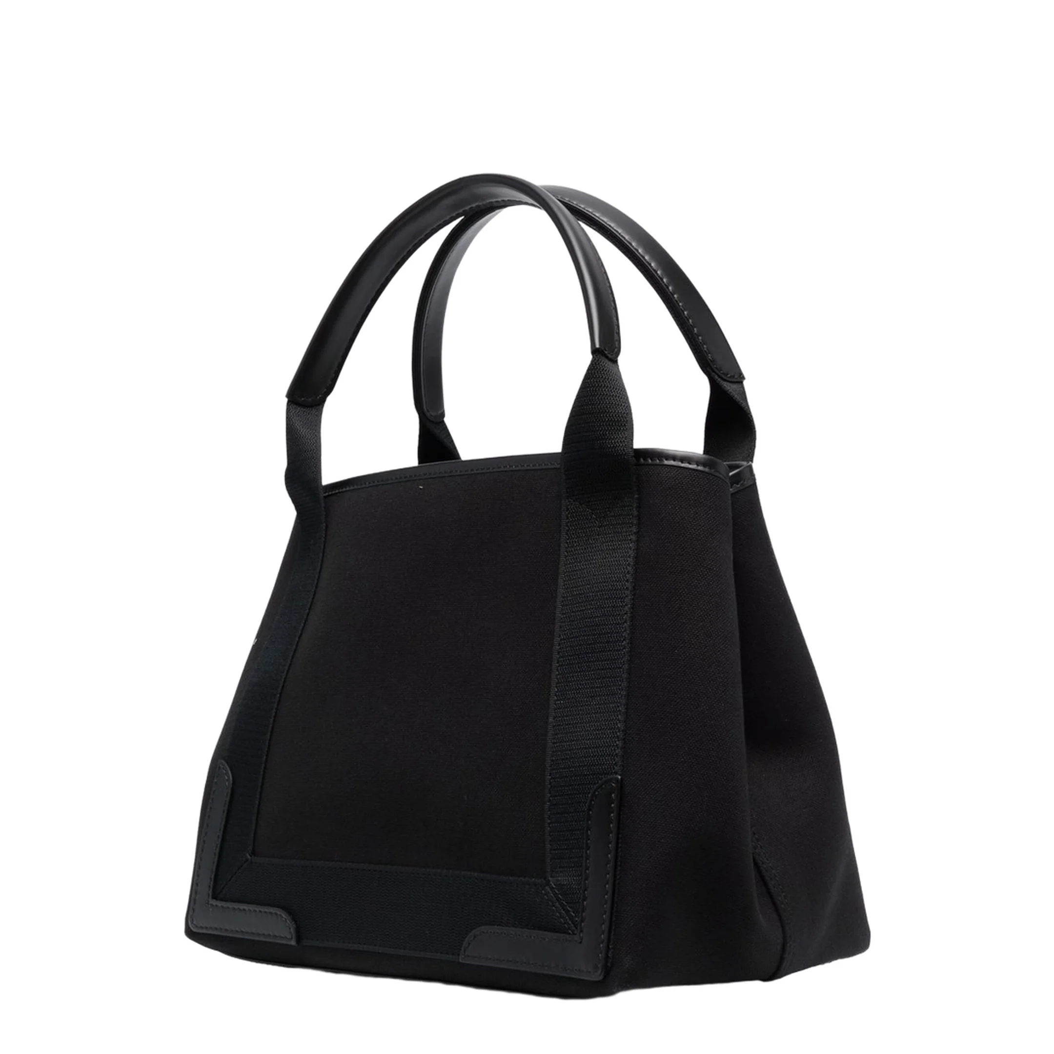 Cabas Small Top Handle Bag, silver hardware - Image 5