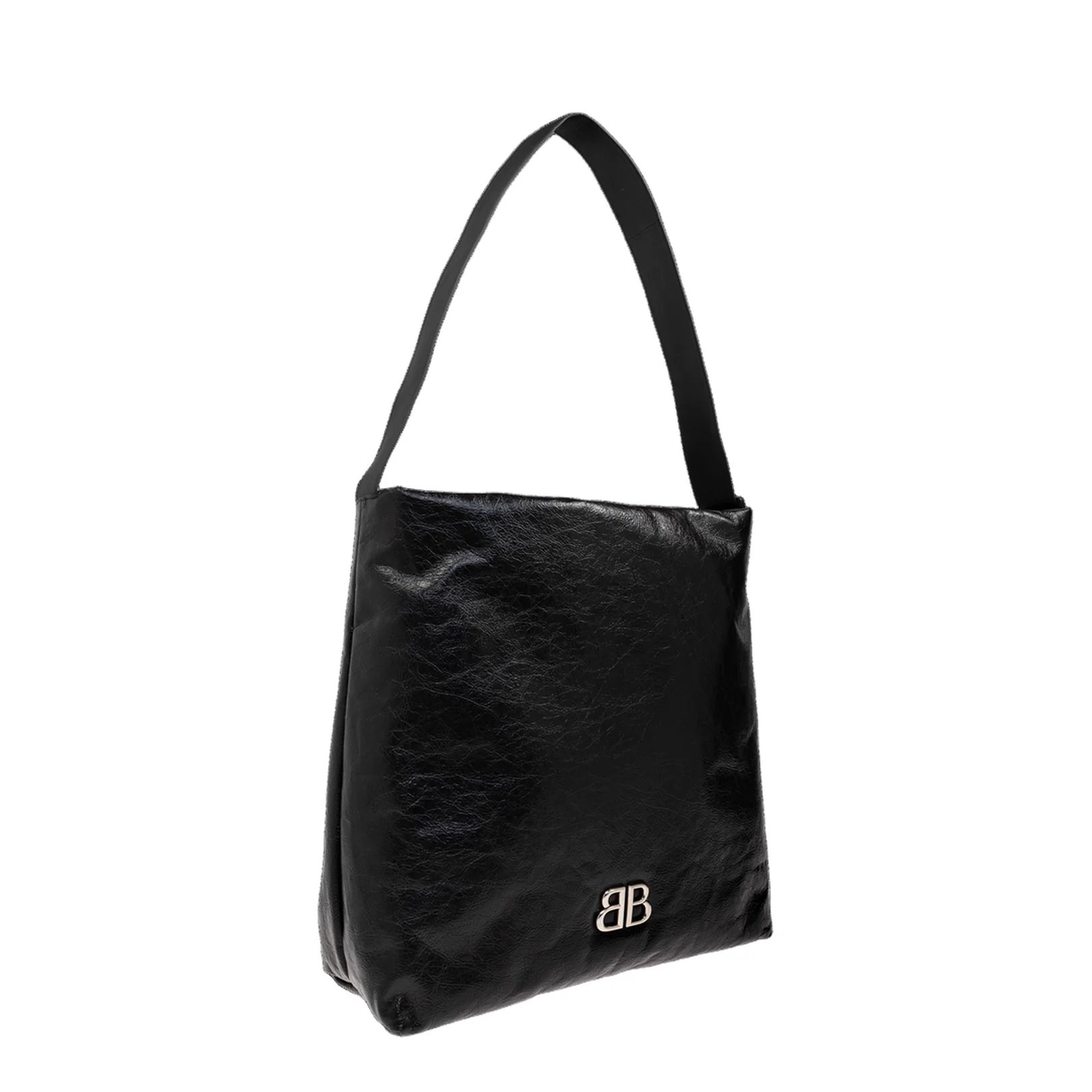 Monaco Medium Hobo Bag in Black - Image 3