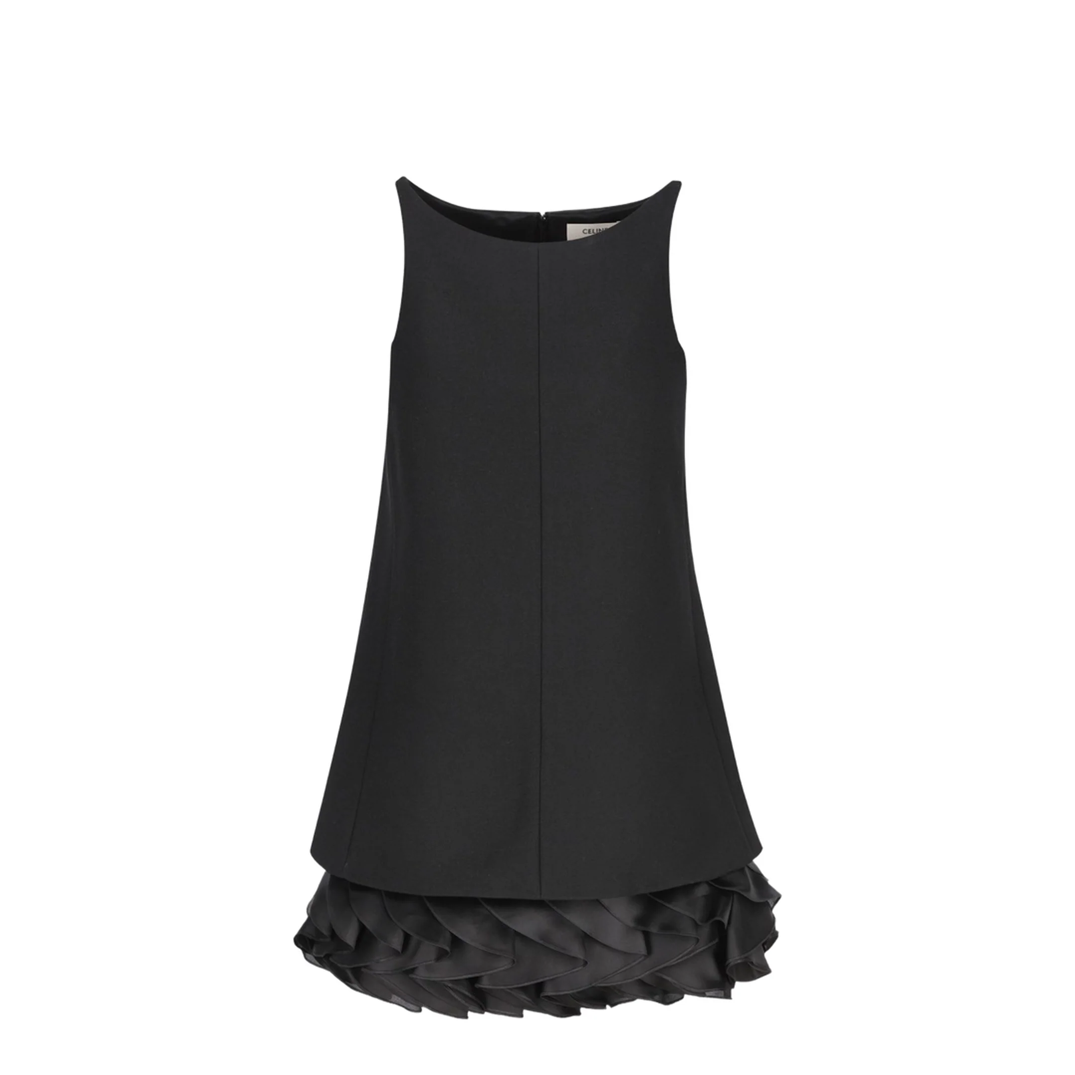 Bouquet Mini Dress in Gauffered Double Wool - Image 3