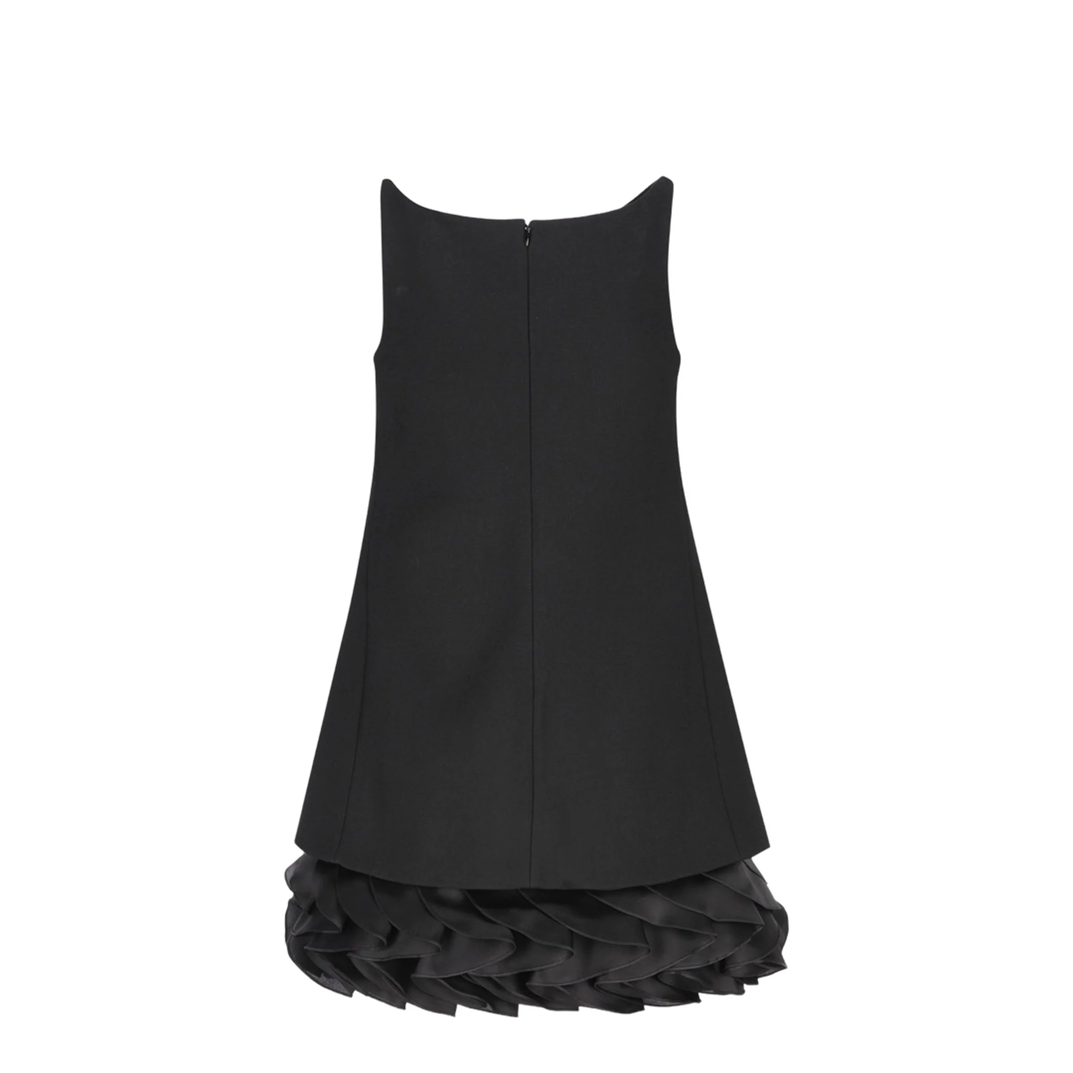 Bouquet Mini Dress in Gauffered Double Wool - Image 5