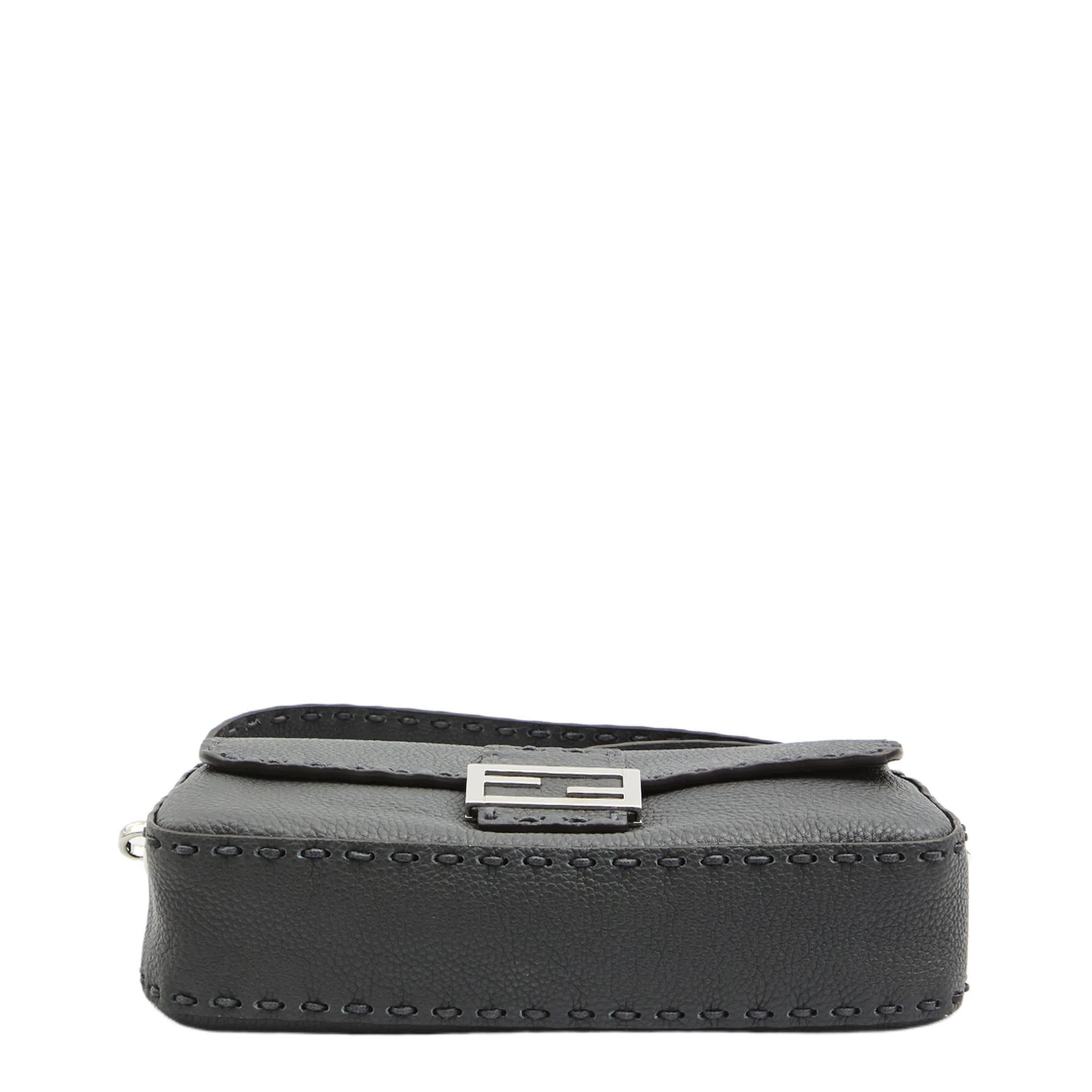 Baguette Bag in Gray Selleria Leather - Image 3