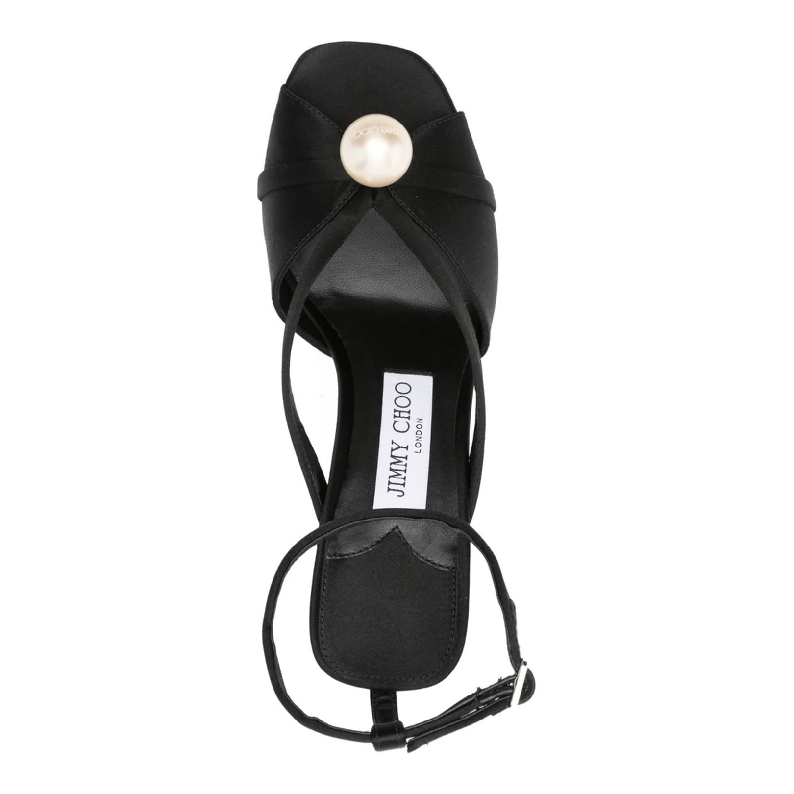 Embellished Satin Sandals - Image 4